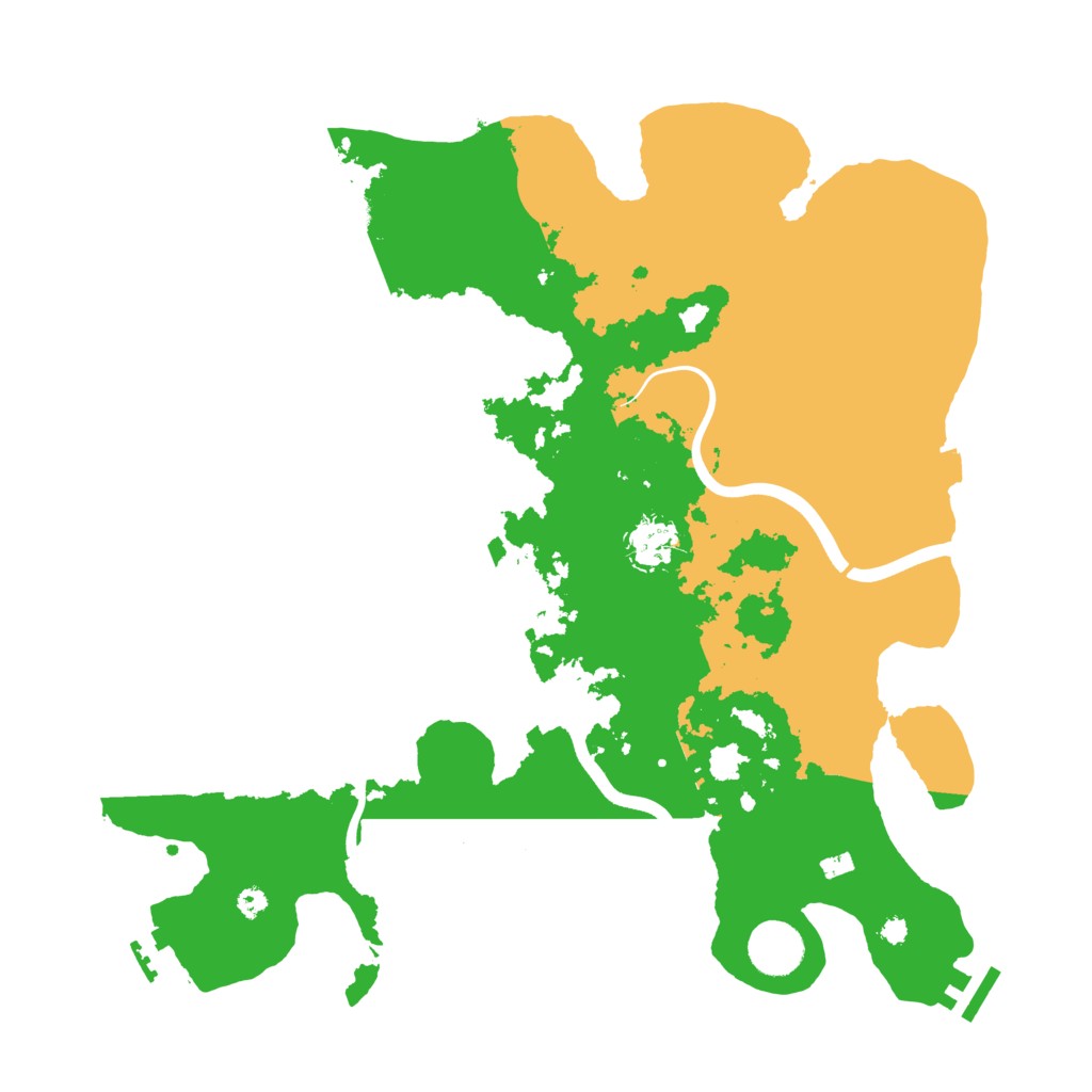 Biome Rust Map: Procedural Map, Size: 3750, Seed: 46744614
