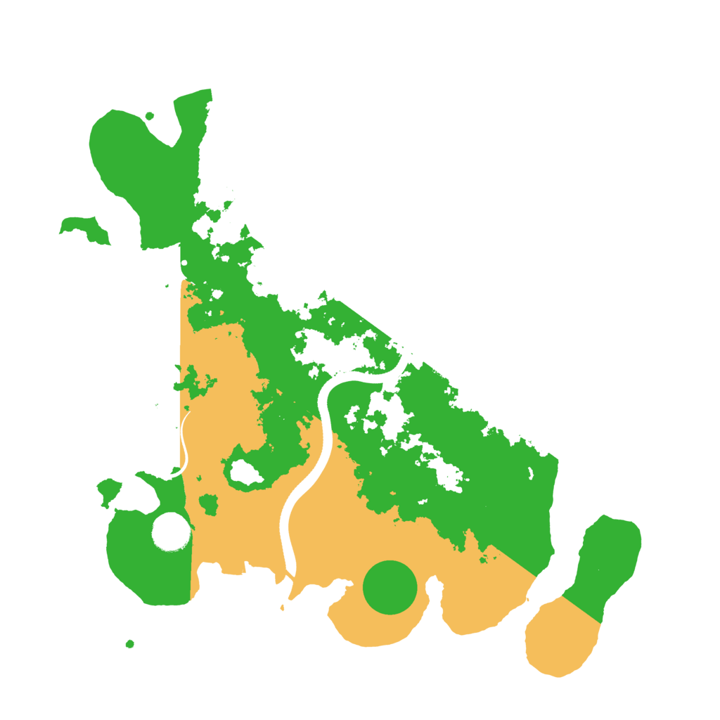 Biome Rust Map: Procedural Map, Size: 3500, Seed: 314608867