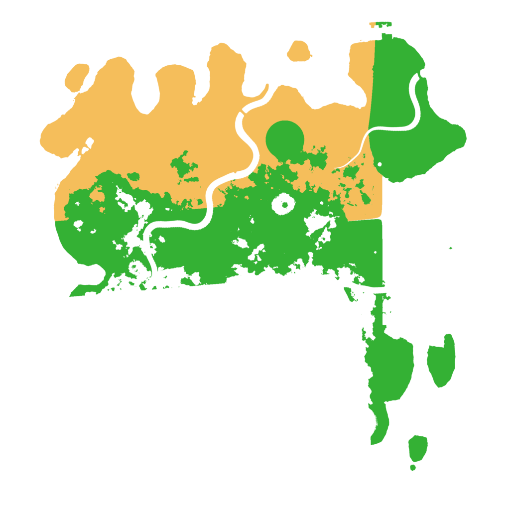 Biome Rust Map: Procedural Map, Size: 3500, Seed: 1313536757