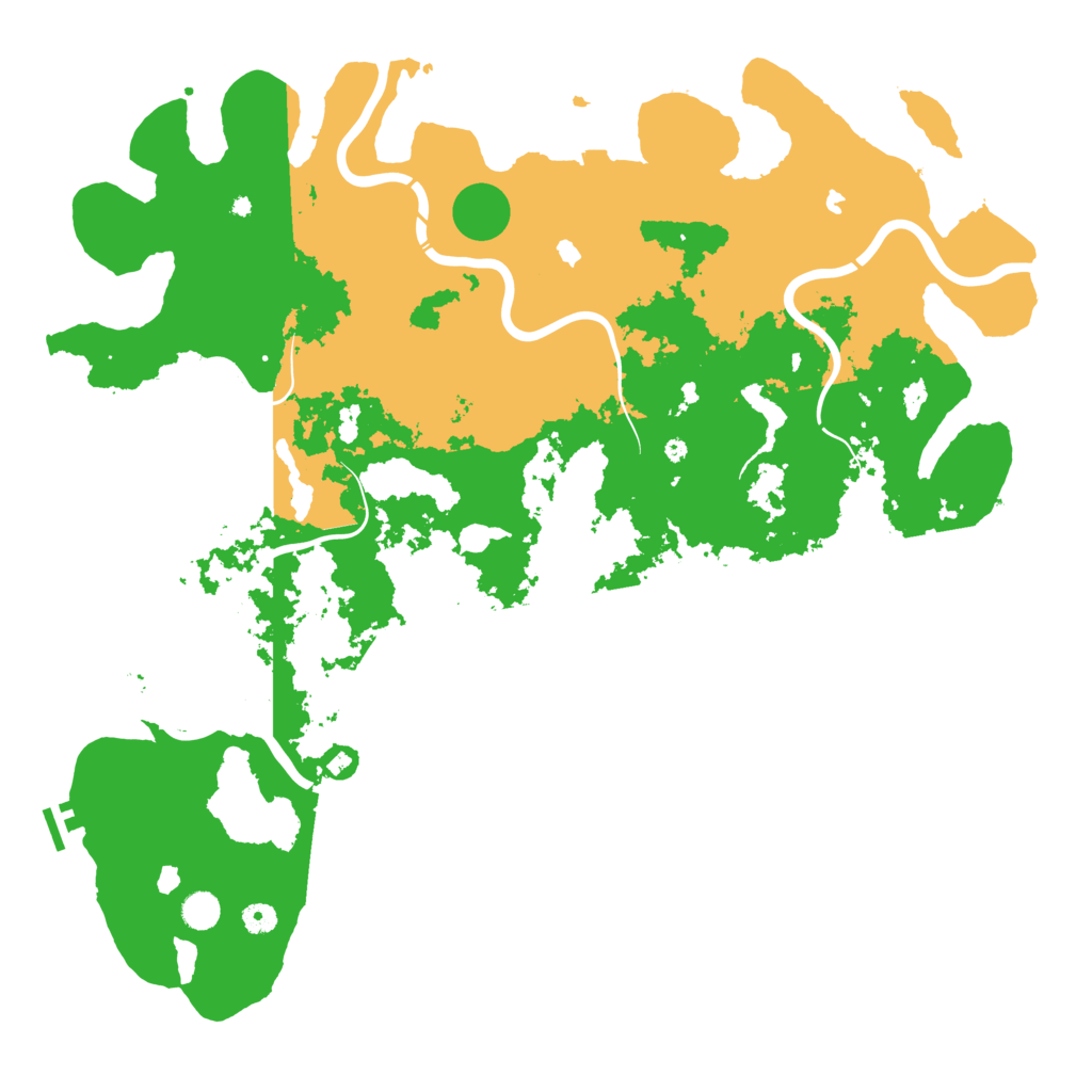 Biome Rust Map: Procedural Map, Size: 5000, Seed: 1160120224