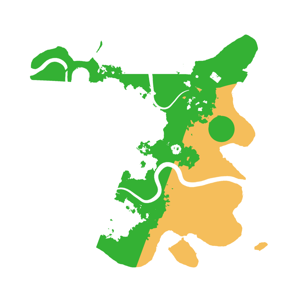 Biome Rust Map: Procedural Map, Size: 3000, Seed: 1880275949