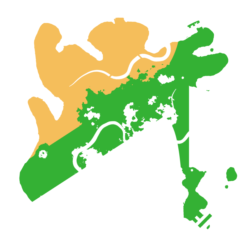 Biome Rust Map: Procedural Map, Size: 3000, Seed: 238095333