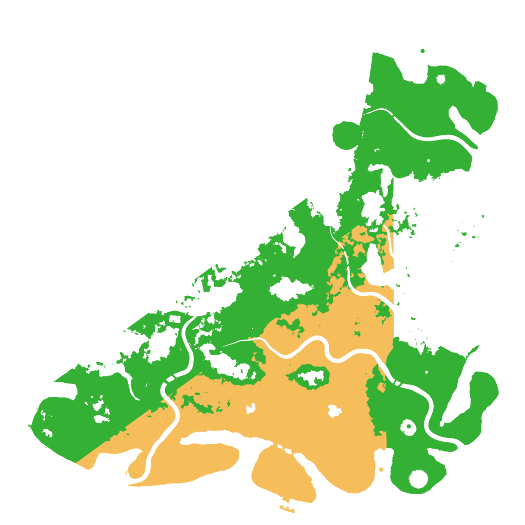 Biome Rust Map: Procedural Map, Size: 5000, Seed: 1021447413