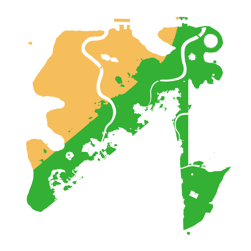 Biome Rust Map: Procedural Map, Size: 3200, Seed: 1323620670