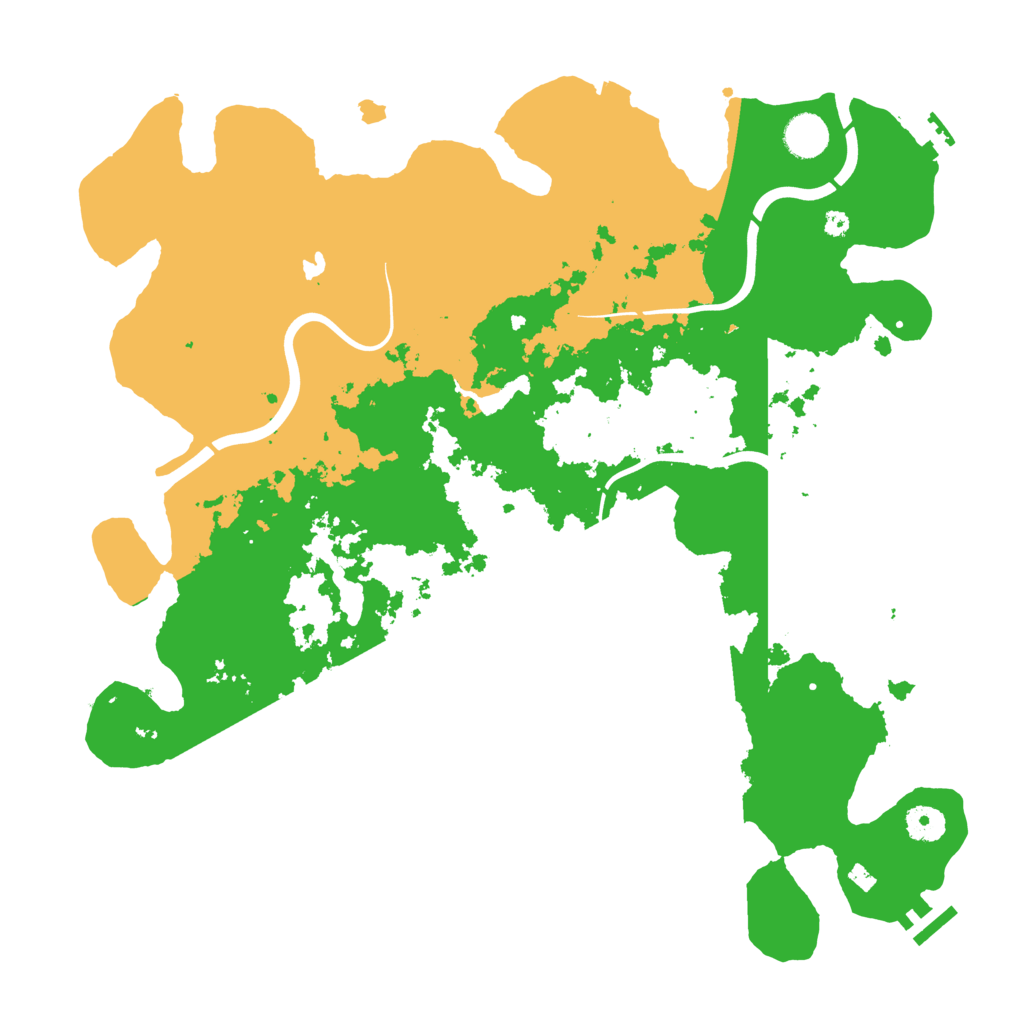 Biome Rust Map: Procedural Map, Size: 4050, Seed: 1849327515