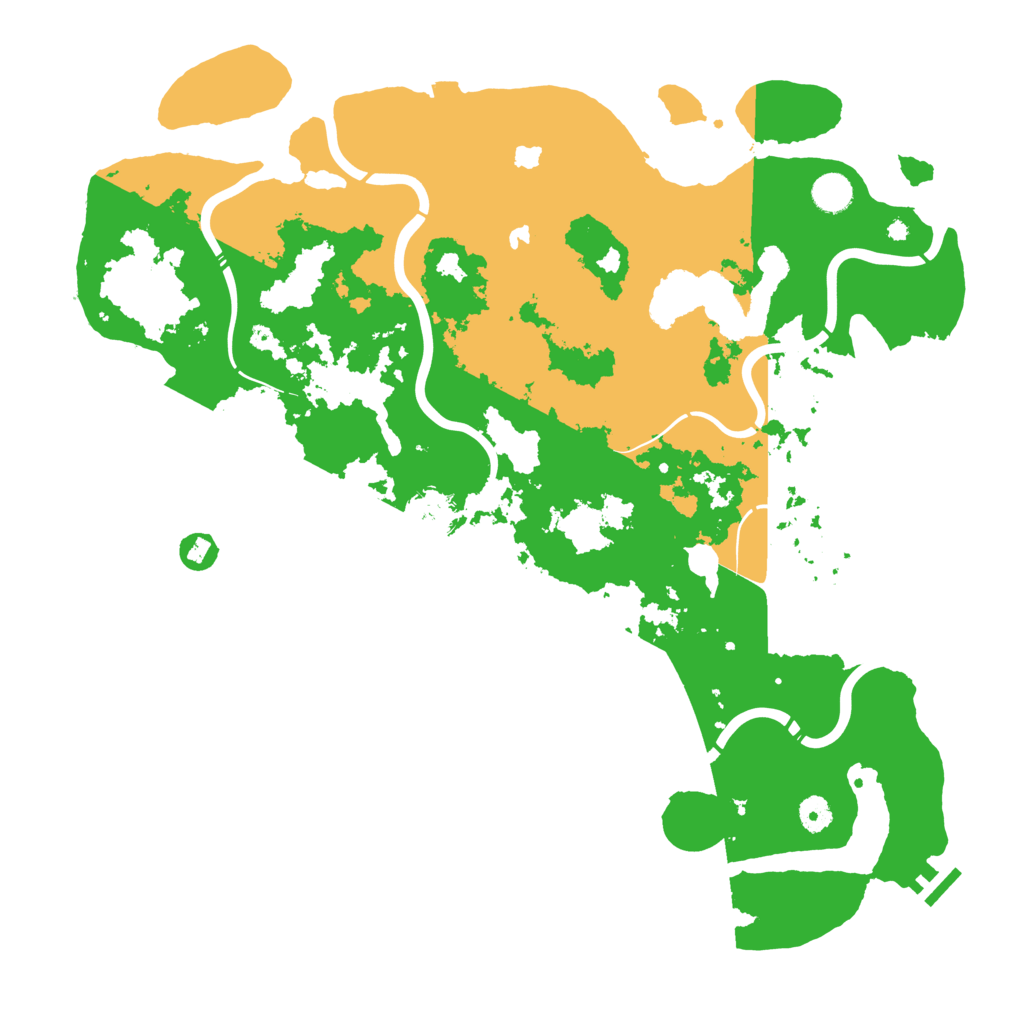 Biome Rust Map: Procedural Map, Size: 4500, Seed: 348183544