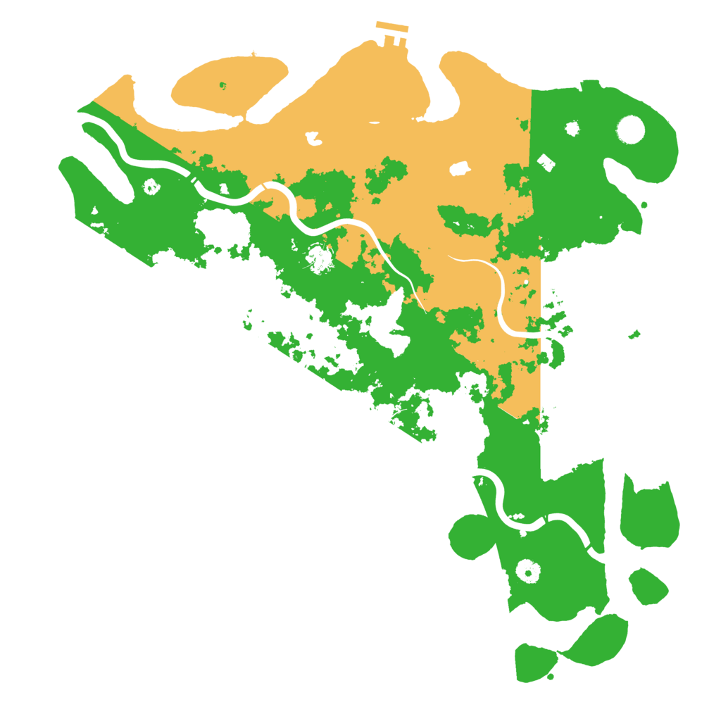 Biome Rust Map: Procedural Map, Size: 4500, Seed: 2566801