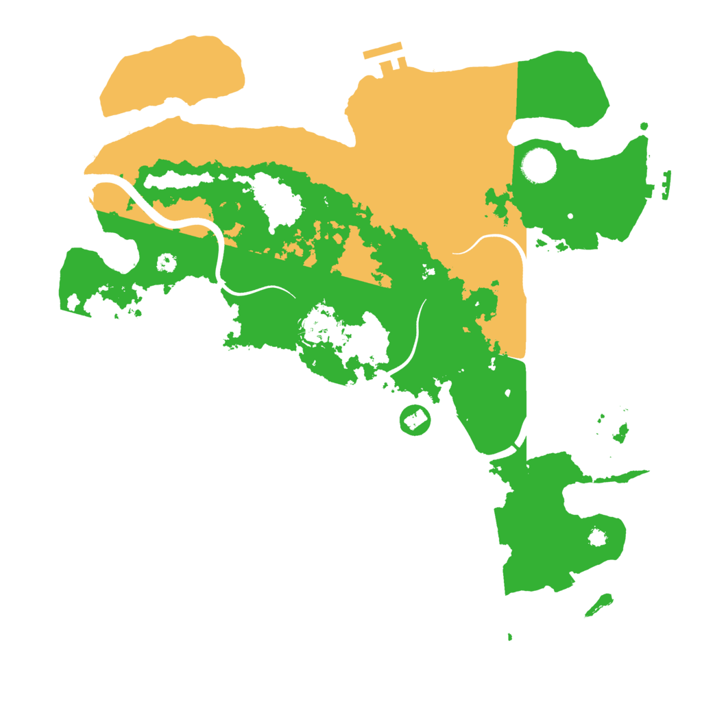 Biome Rust Map: Procedural Map, Size: 3600, Seed: 1176453448