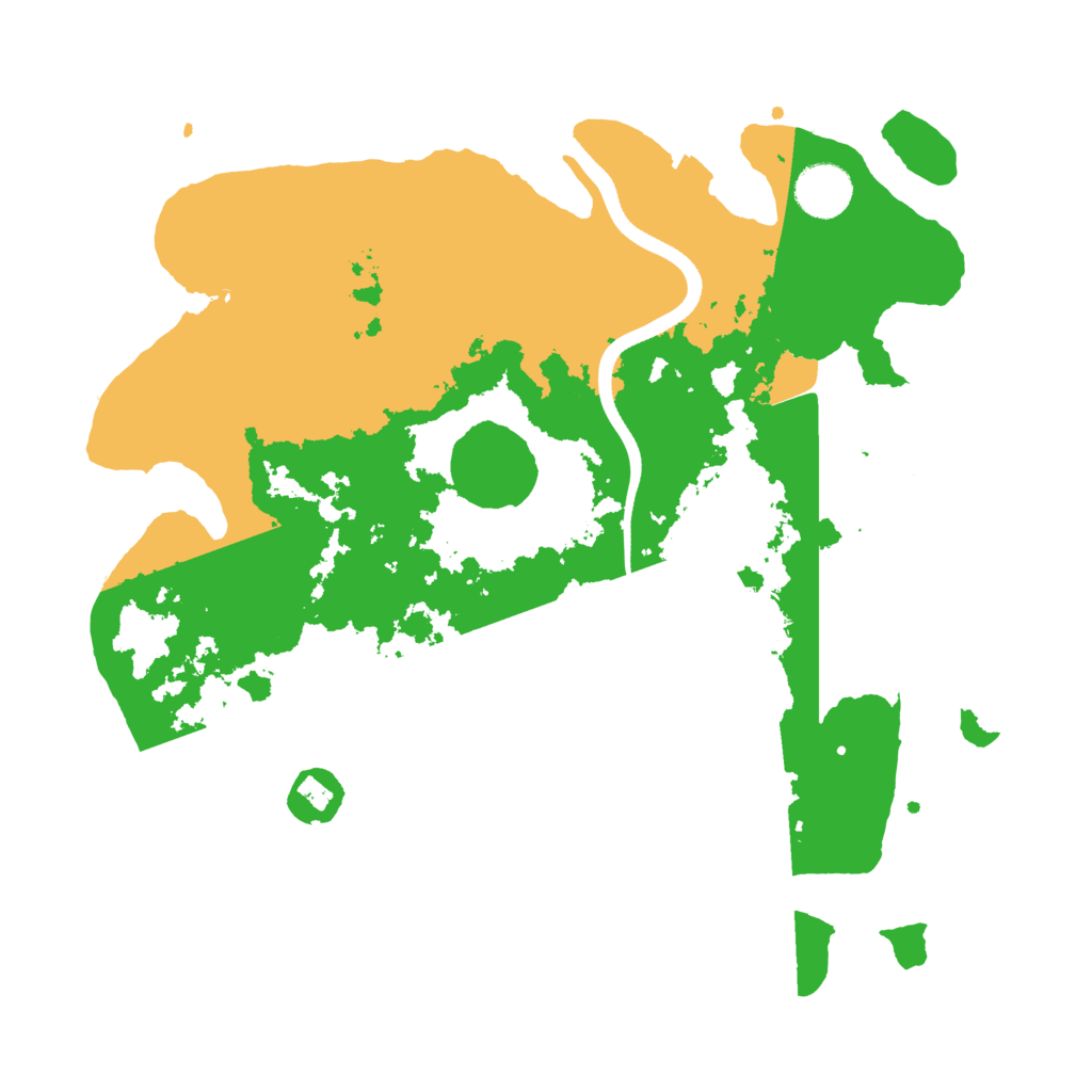 Biome Rust Map: Procedural Map, Size: 3500, Seed: 737956986