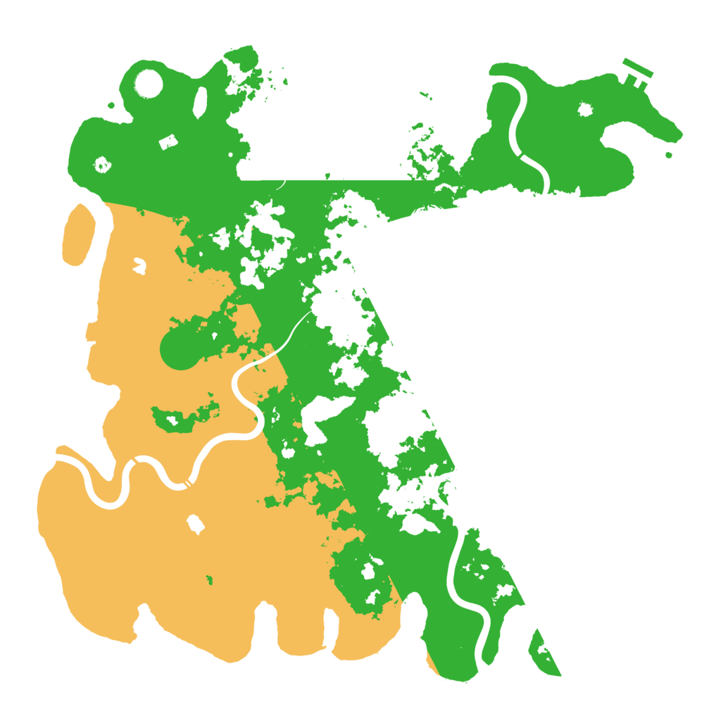 Biome Rust Map: Procedural Map, Size: 4500, Seed: 1265744667