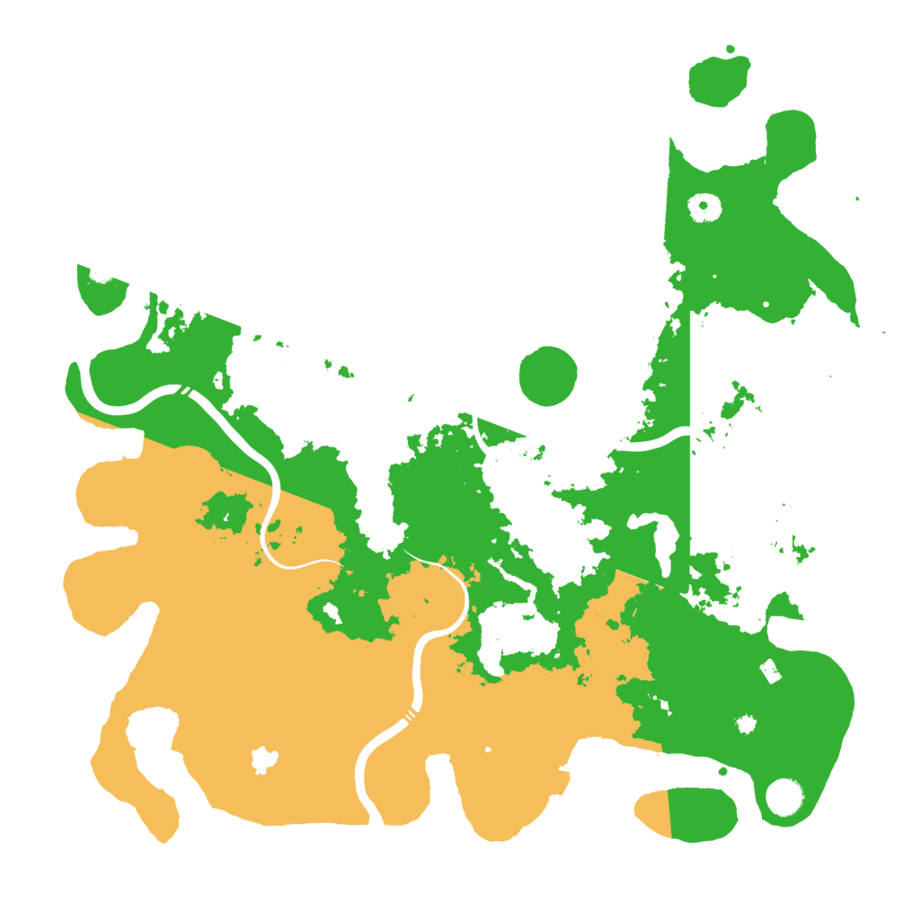 Biome Rust Map: Procedural Map, Size: 4350, Seed: 5471276