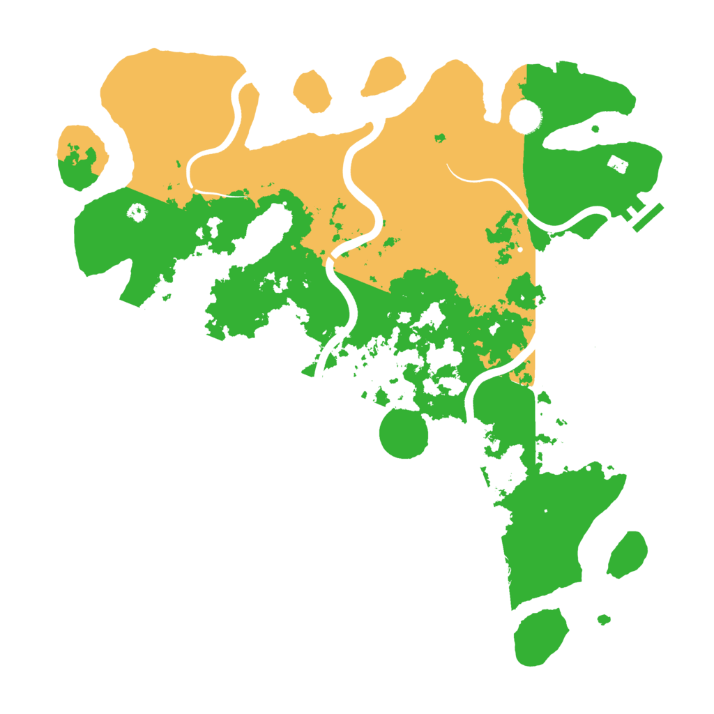 Biome Rust Map: Procedural Map, Size: 3900, Seed: 70305648