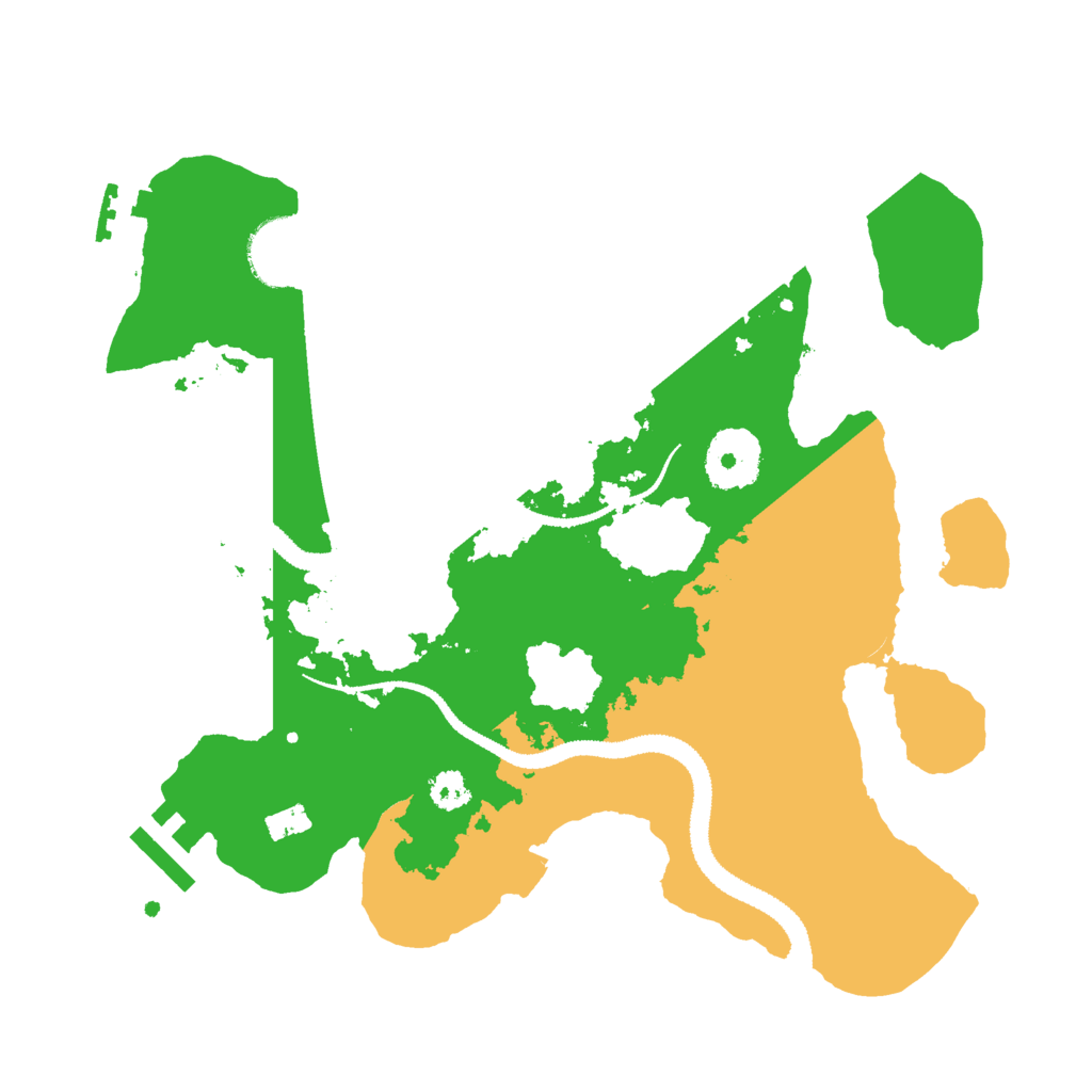 Biome Rust Map: Procedural Map, Size: 2800, Seed: 30649966