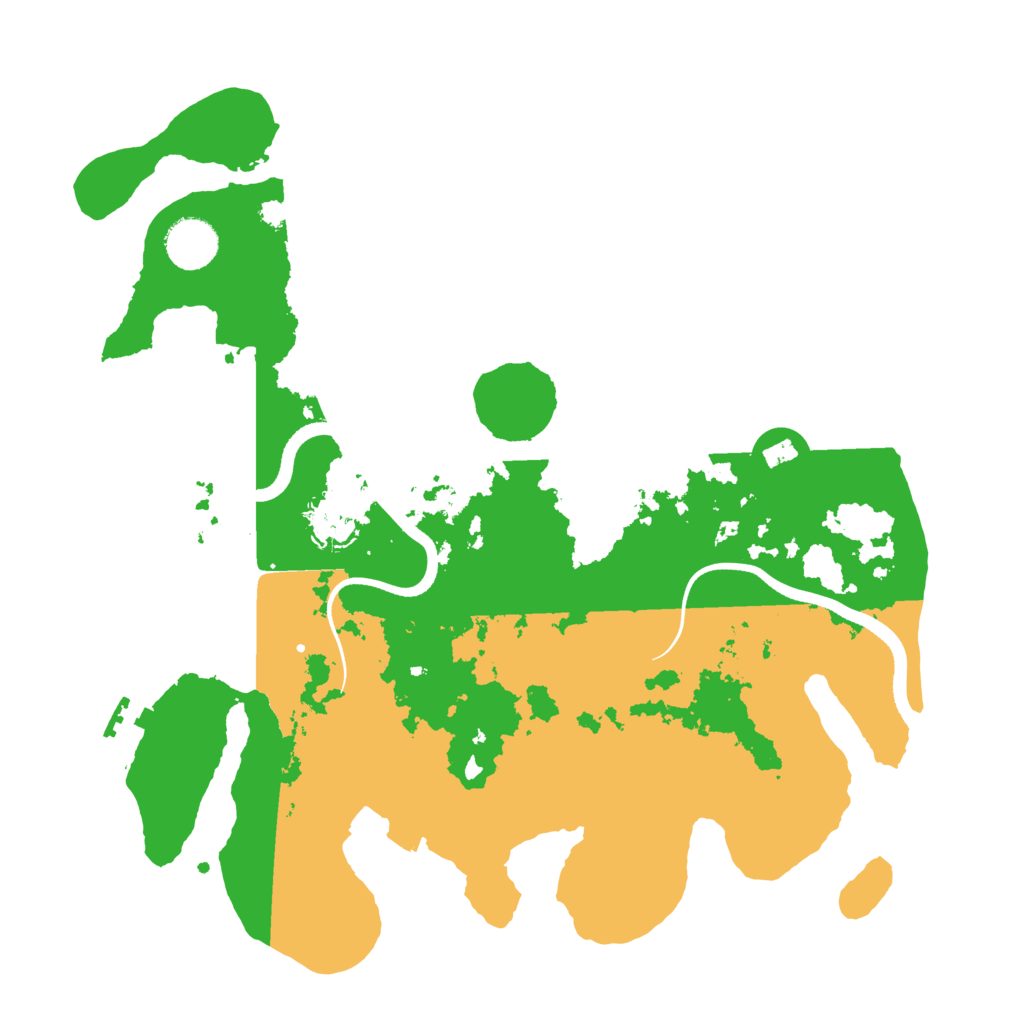 Biome Rust Map: Procedural Map, Size: 3500, Seed: 70132802