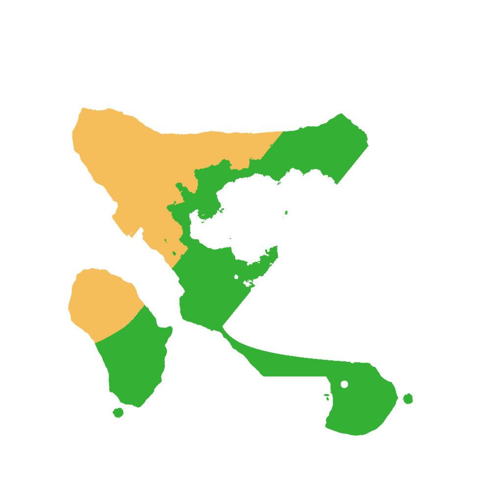 Biome Rust Map: Procedural Map, Size: 2000, Seed: 1847003380