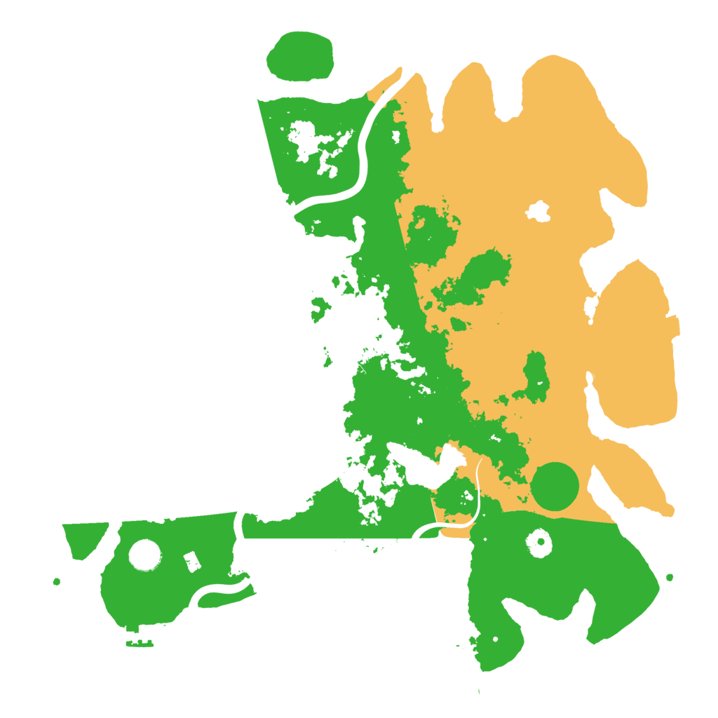 Biome Rust Map: Procedural Map, Size: 4000, Seed: 1837163861