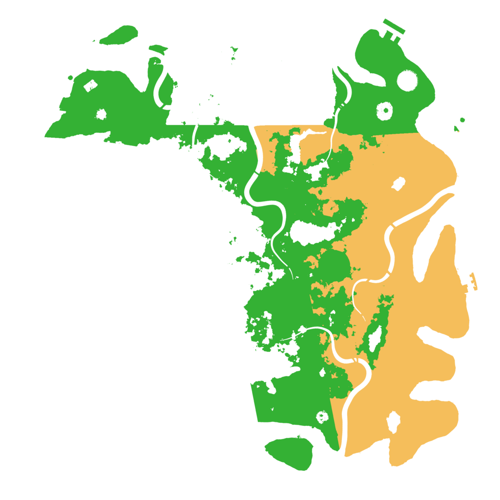 Biome Rust Map: Procedural Map, Size: 4250, Seed: 858386148
