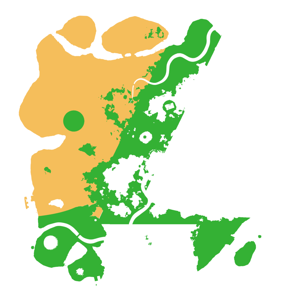 Biome Rust Map: Procedural Map, Size: 3750, Seed: 108827103