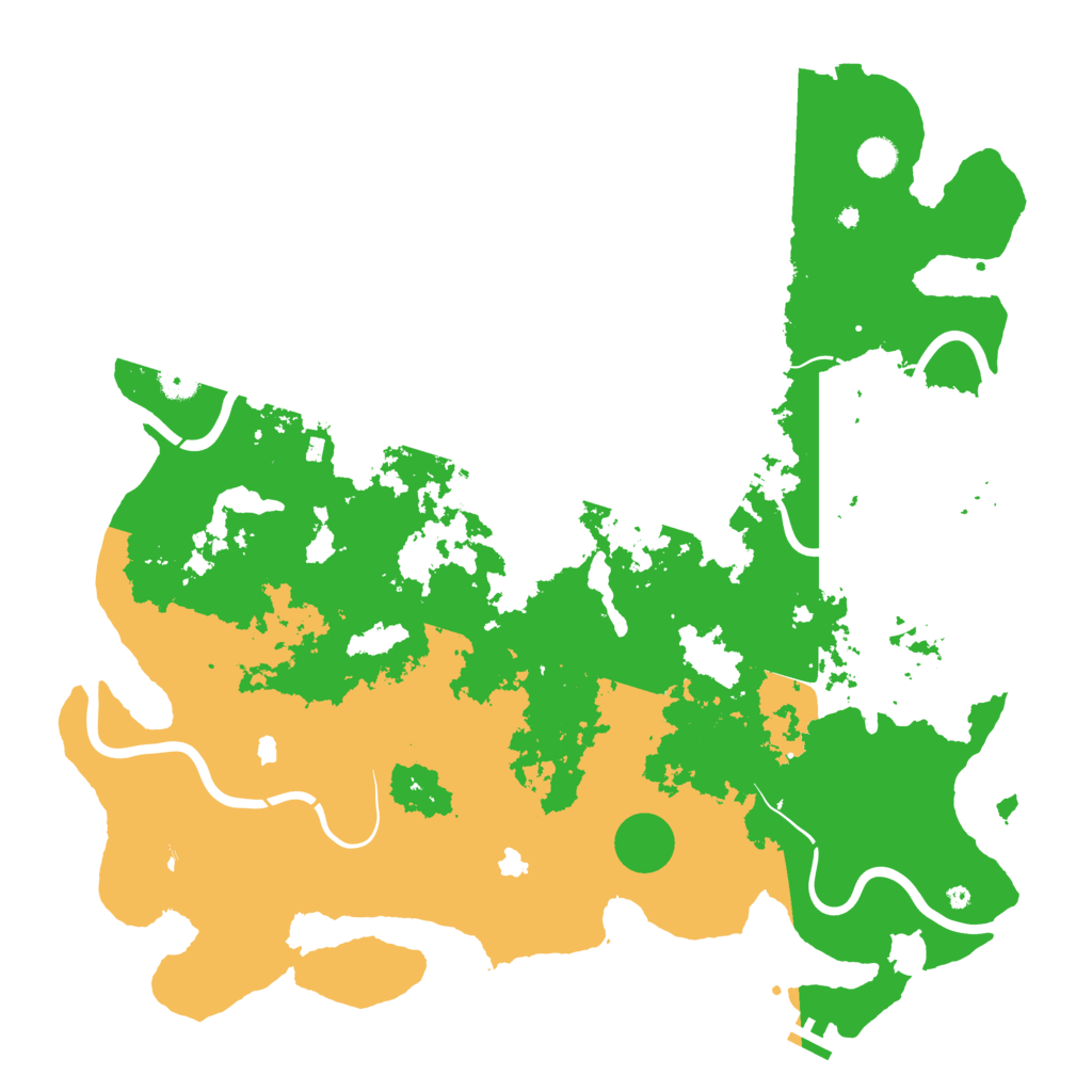 Biome Rust Map: Procedural Map, Size: 4800, Seed: 2105313752