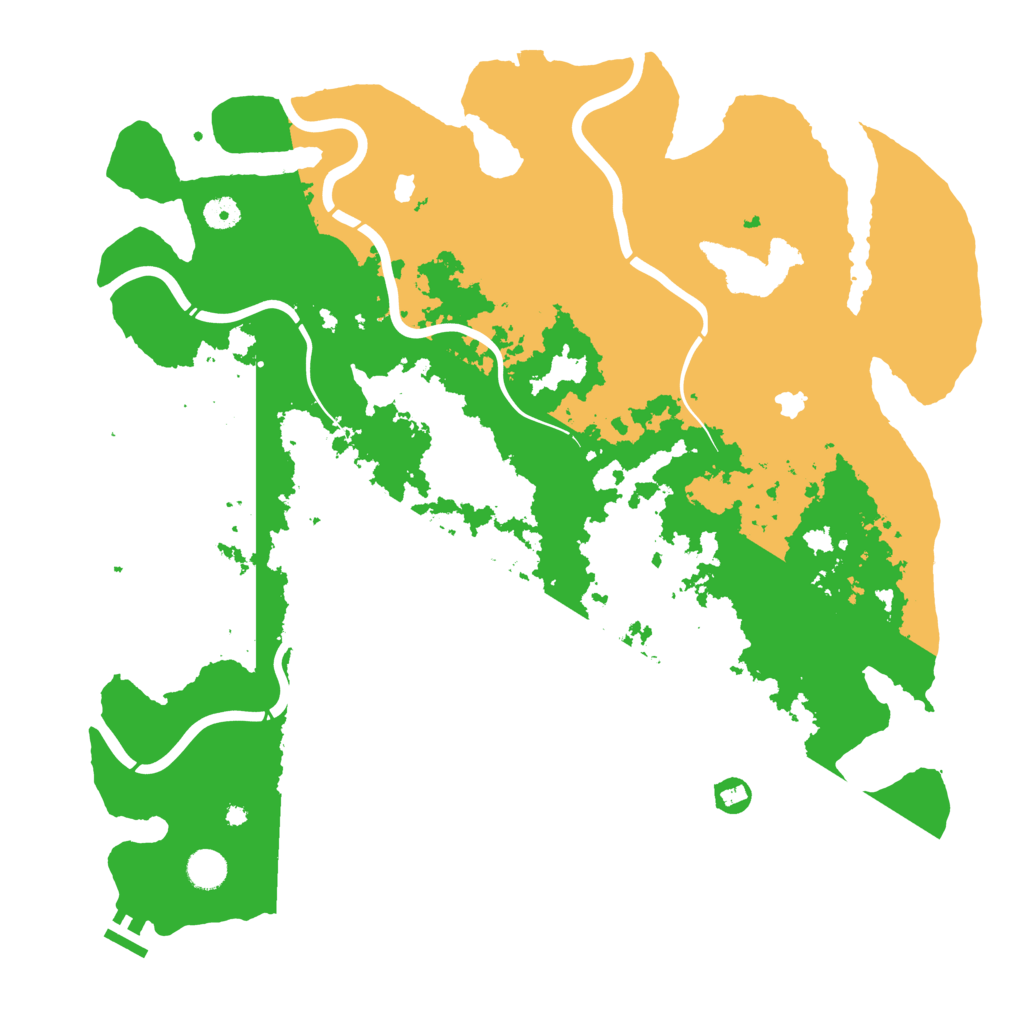 Biome Rust Map: Procedural Map, Size: 4500, Seed: 2000896648