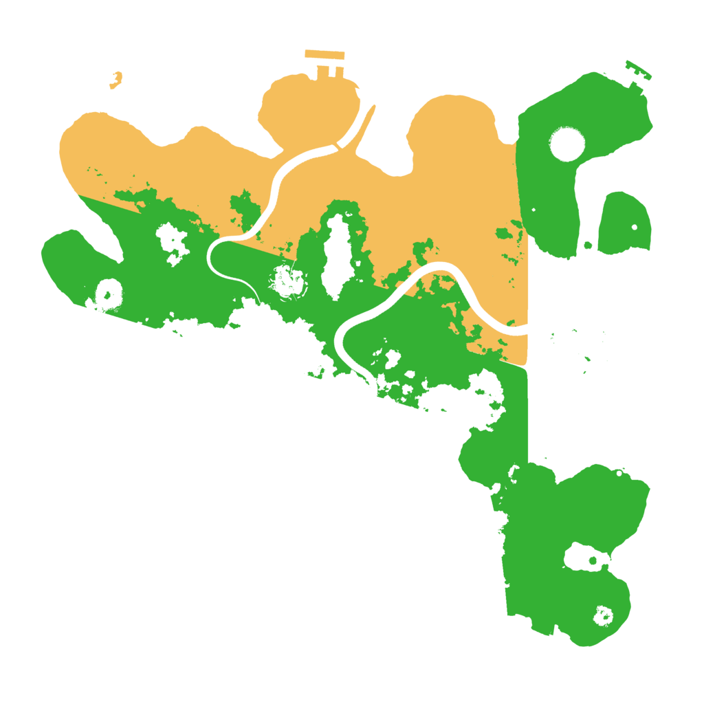 Biome Rust Map: Procedural Map, Size: 3600, Seed: 6363696