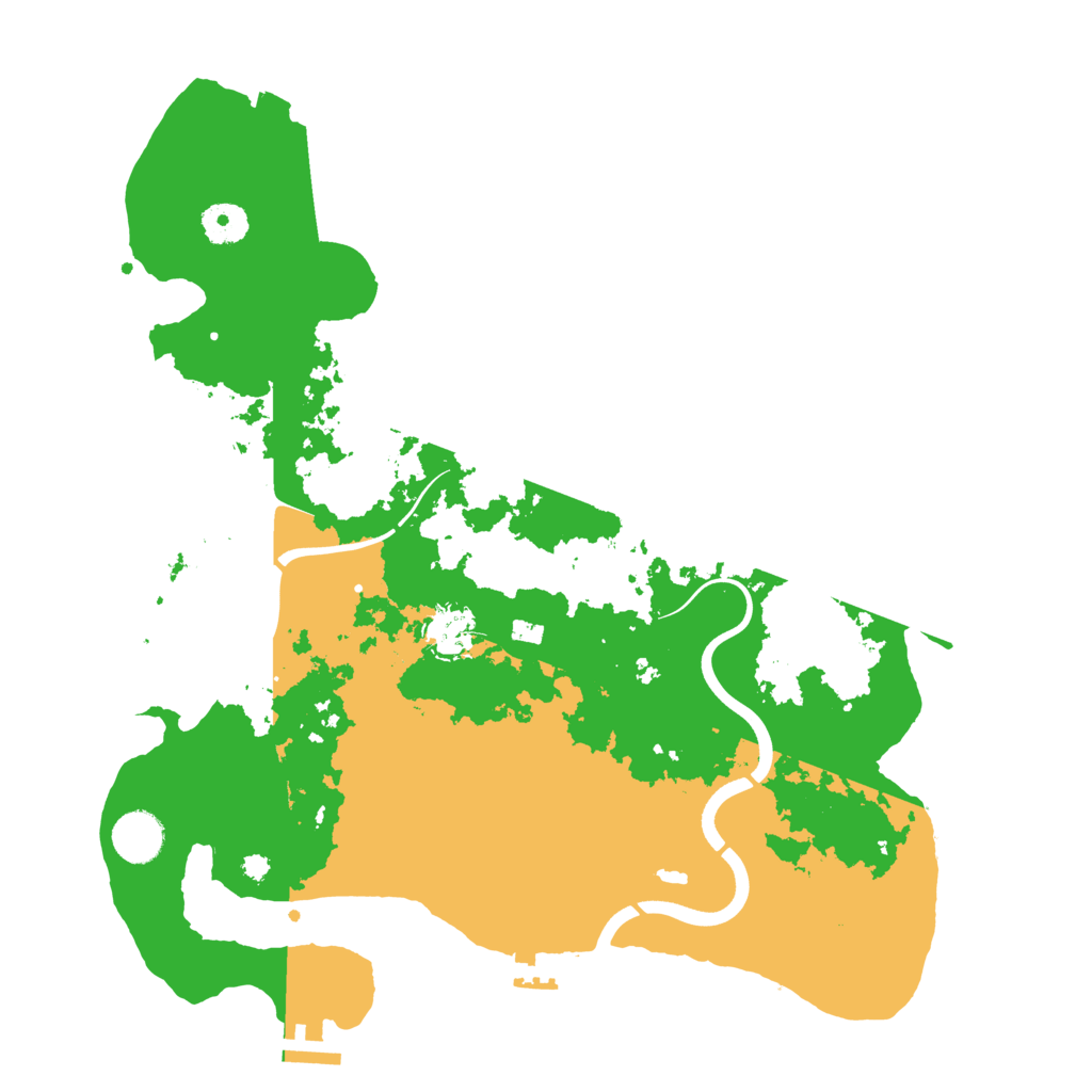 Biome Rust Map: Procedural Map, Size: 3750, Seed: 185041
