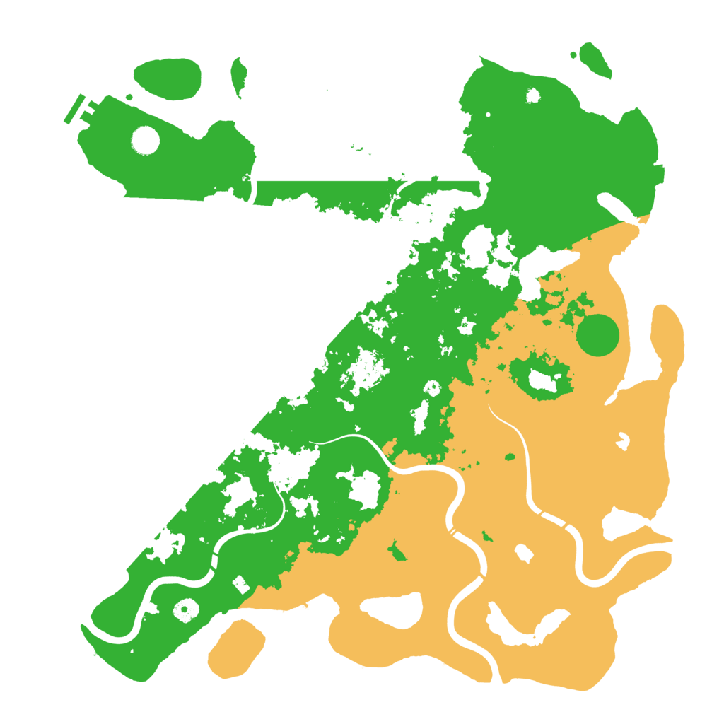 Biome Rust Map: Procedural Map, Size: 4500, Seed: 584054273