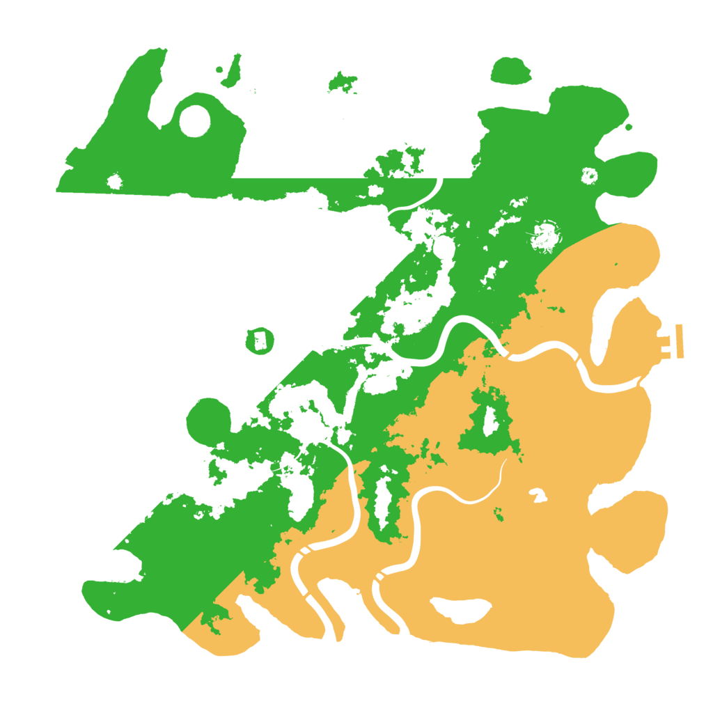 Biome Rust Map: Procedural Map, Size: 4250, Seed: 74887301