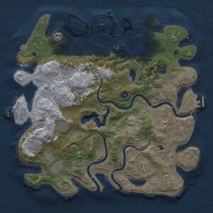 Thumbnail Rust Map: Procedural Map, Size: 4250, Seed: 74887301, 15 Monuments