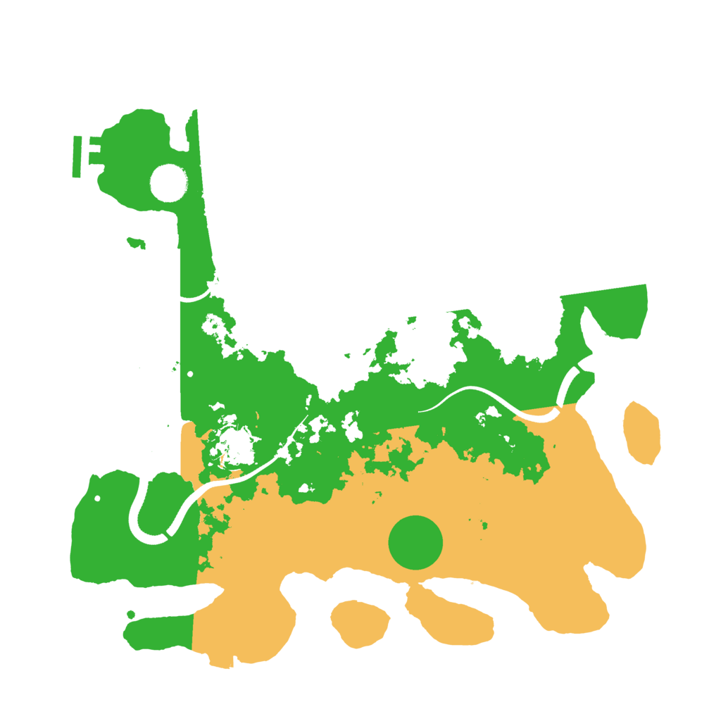 Biome Rust Map: Procedural Map, Size: 3500, Seed: 2031706200