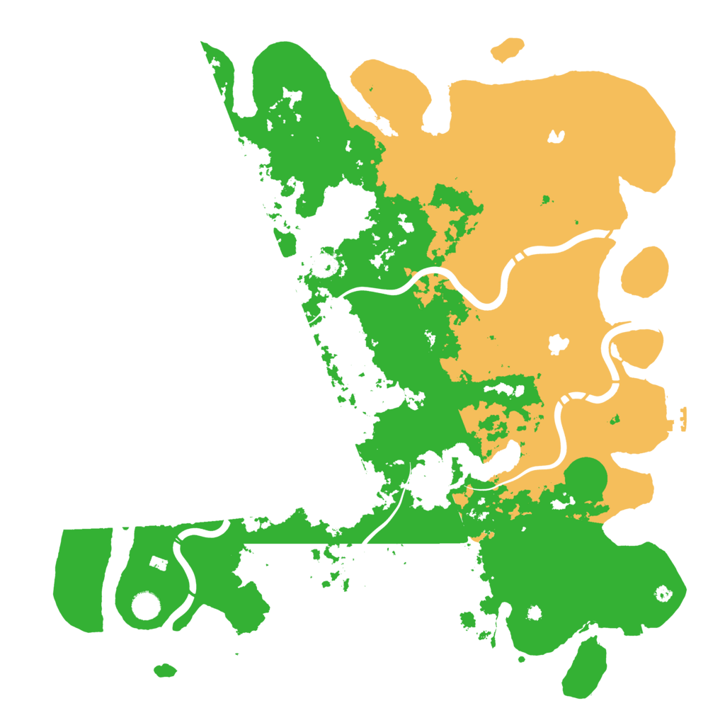 Biome Rust Map: Procedural Map, Size: 4500, Seed: 819989047