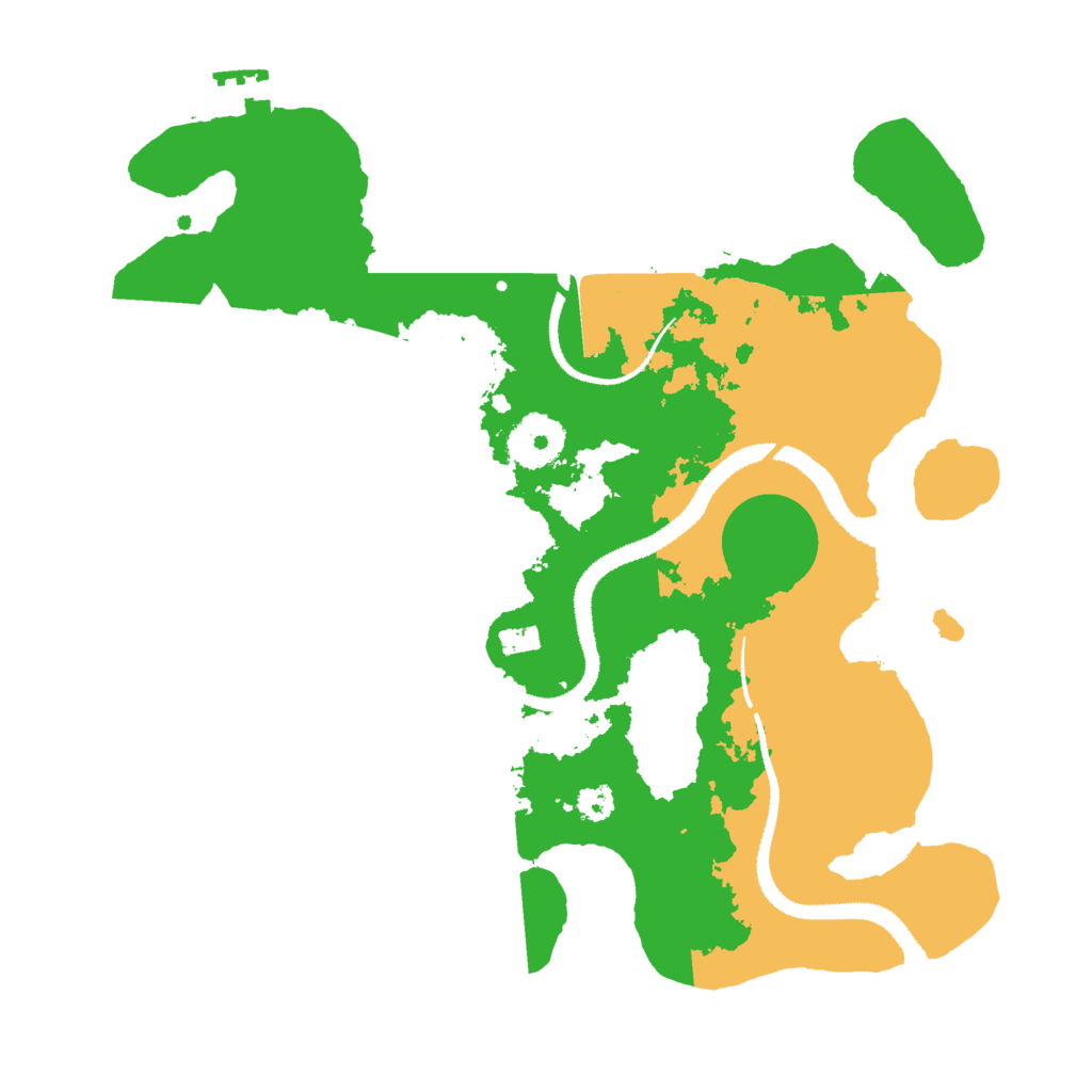Biome Rust Map: Procedural Map, Size: 3000, Seed: 980127759