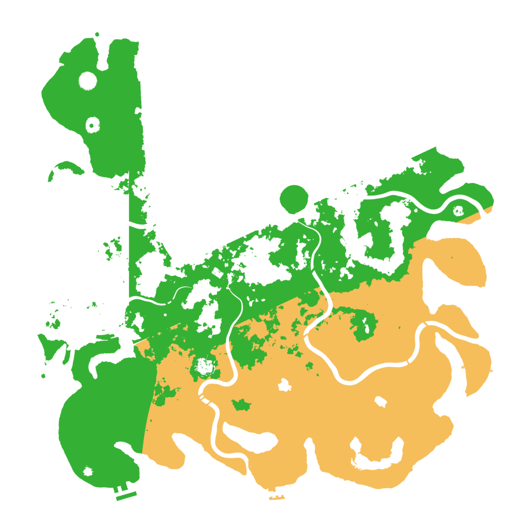 Biome Rust Map: Procedural Map, Size: 5000, Seed: 1350603021