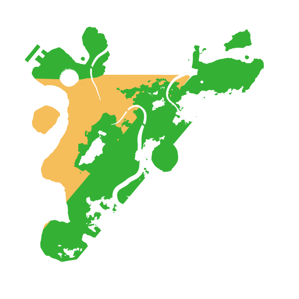 Biome Rust Map: Procedural Map, Size: 3000, Seed: 1670390478