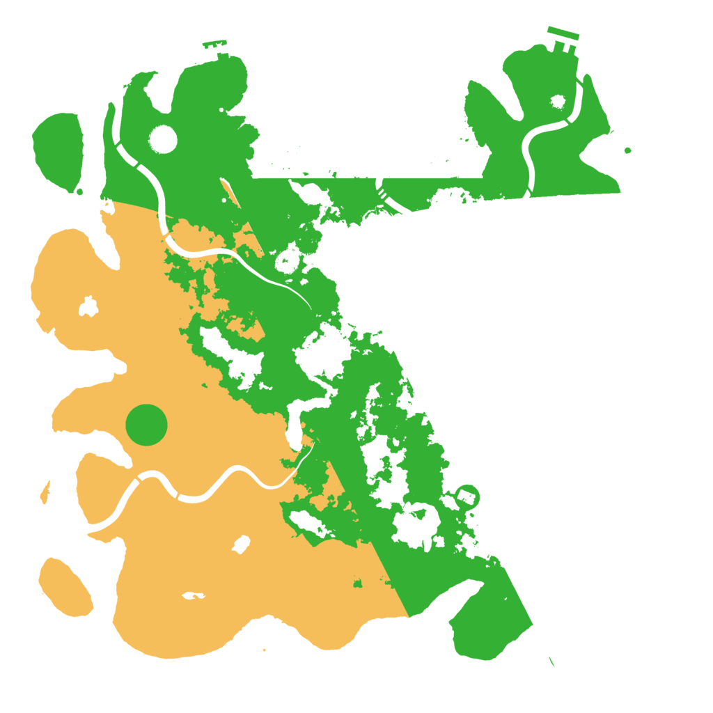 Biome Rust Map: Procedural Map, Size: 4500, Seed: 1312715100