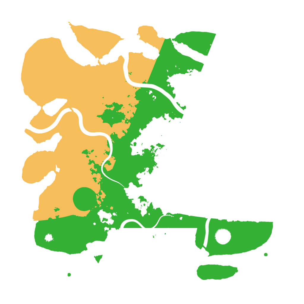 Biome Rust Map: Procedural Map, Size: 3500, Seed: 983439559