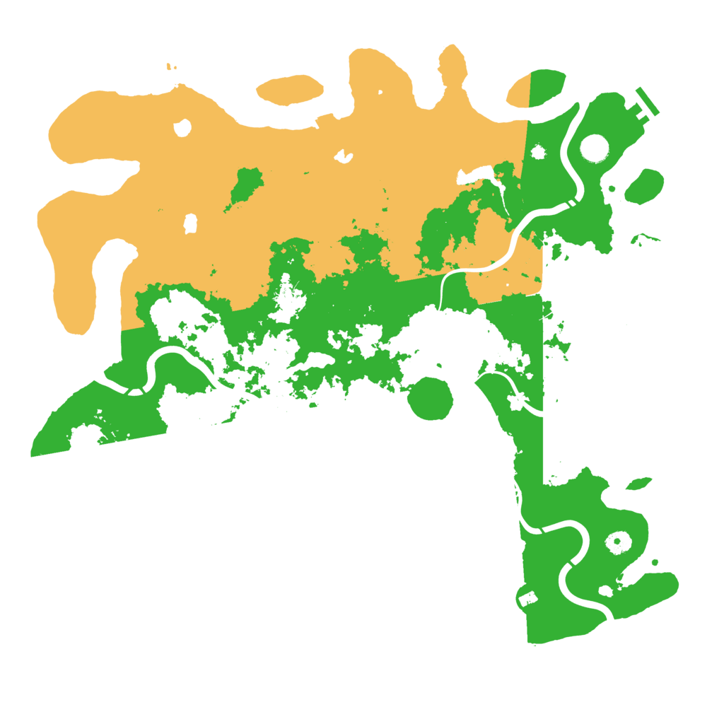 Biome Rust Map: Procedural Map, Size: 4500, Seed: 1037404071