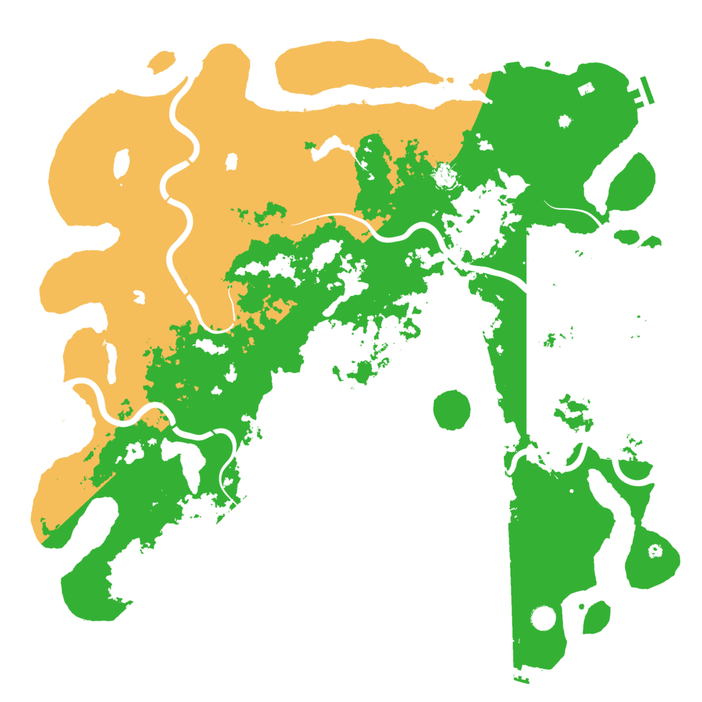 Biome Rust Map: Procedural Map, Size: 5000, Seed: 3567850