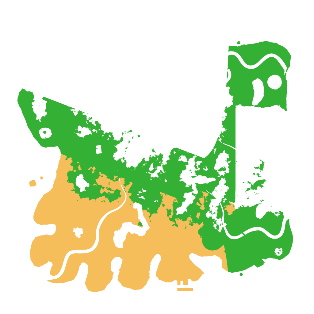 Biome Rust Map: Procedural Map, Size: 4000, Seed: 60914251