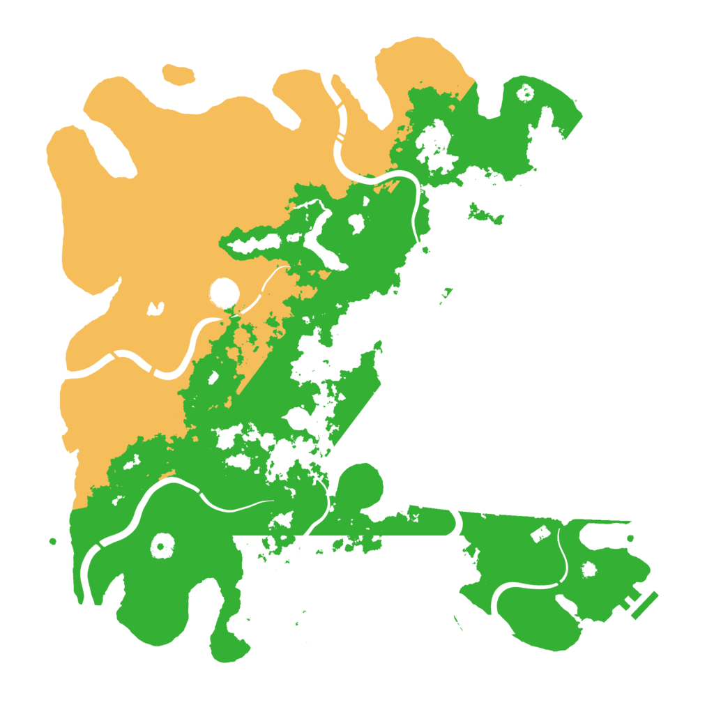 Biome Rust Map: Procedural Map, Size: 4250, Seed: 76003354