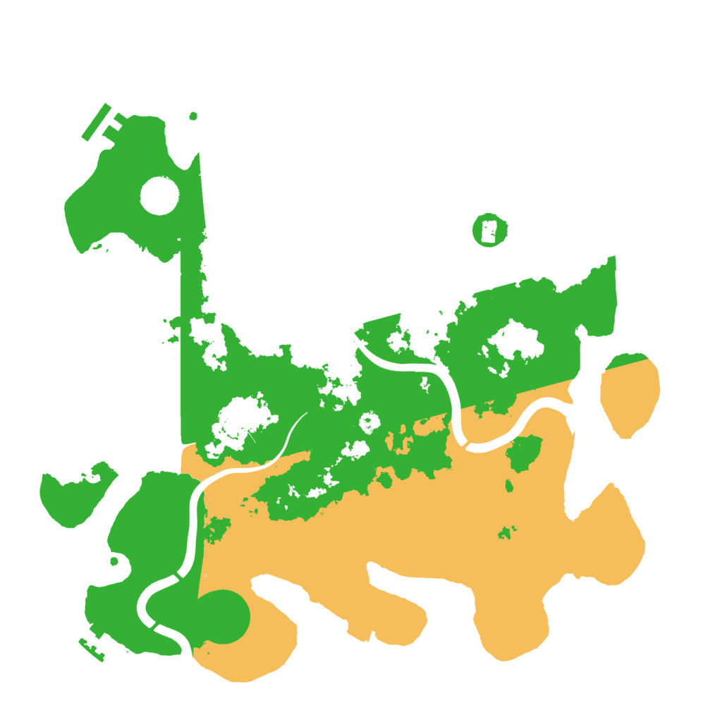 Biome Rust Map: Procedural Map, Size: 3500, Seed: 228857351