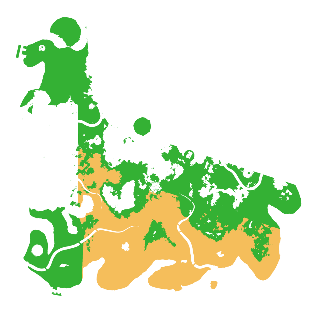 Biome Rust Map: Procedural Map, Size: 4800, Seed: 61227