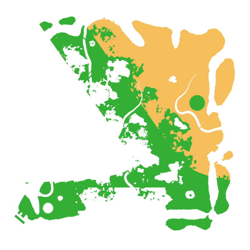 Biome Rust Map: Procedural Map, Size: 4250, Seed: 485313738