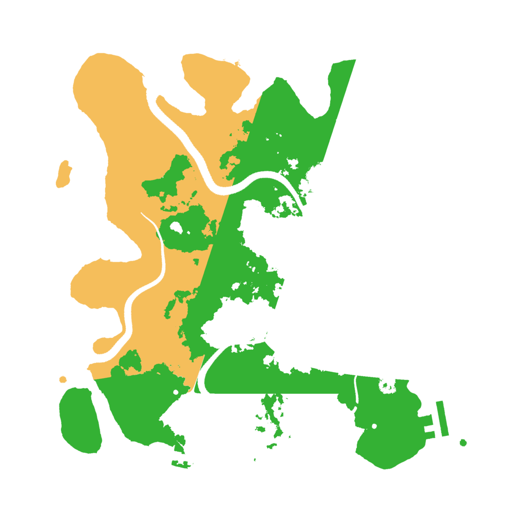 Biome Rust Map: Procedural Map, Size: 3000, Seed: 1429756898