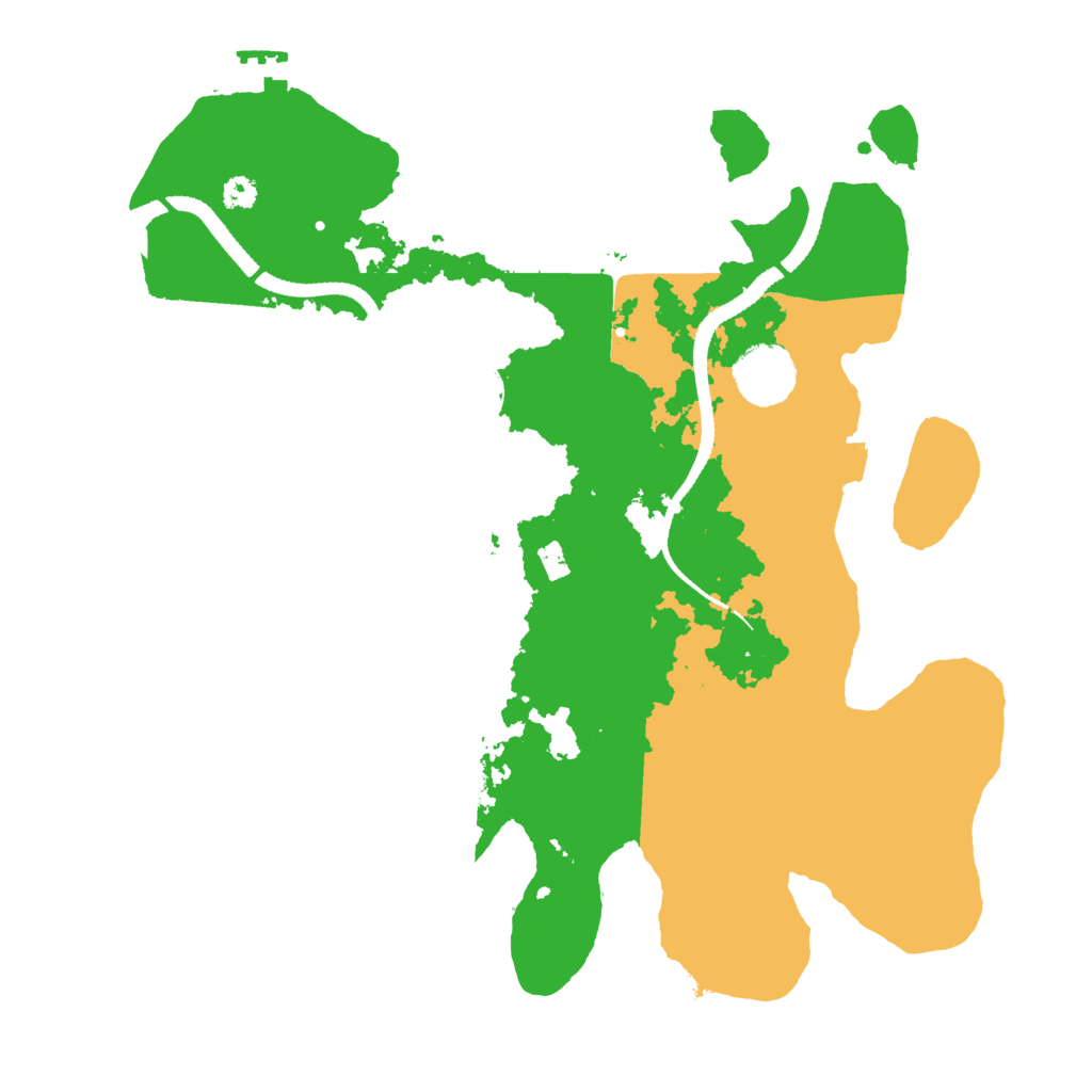Biome Rust Map: Procedural Map, Size: 3250, Seed: 2029028597
