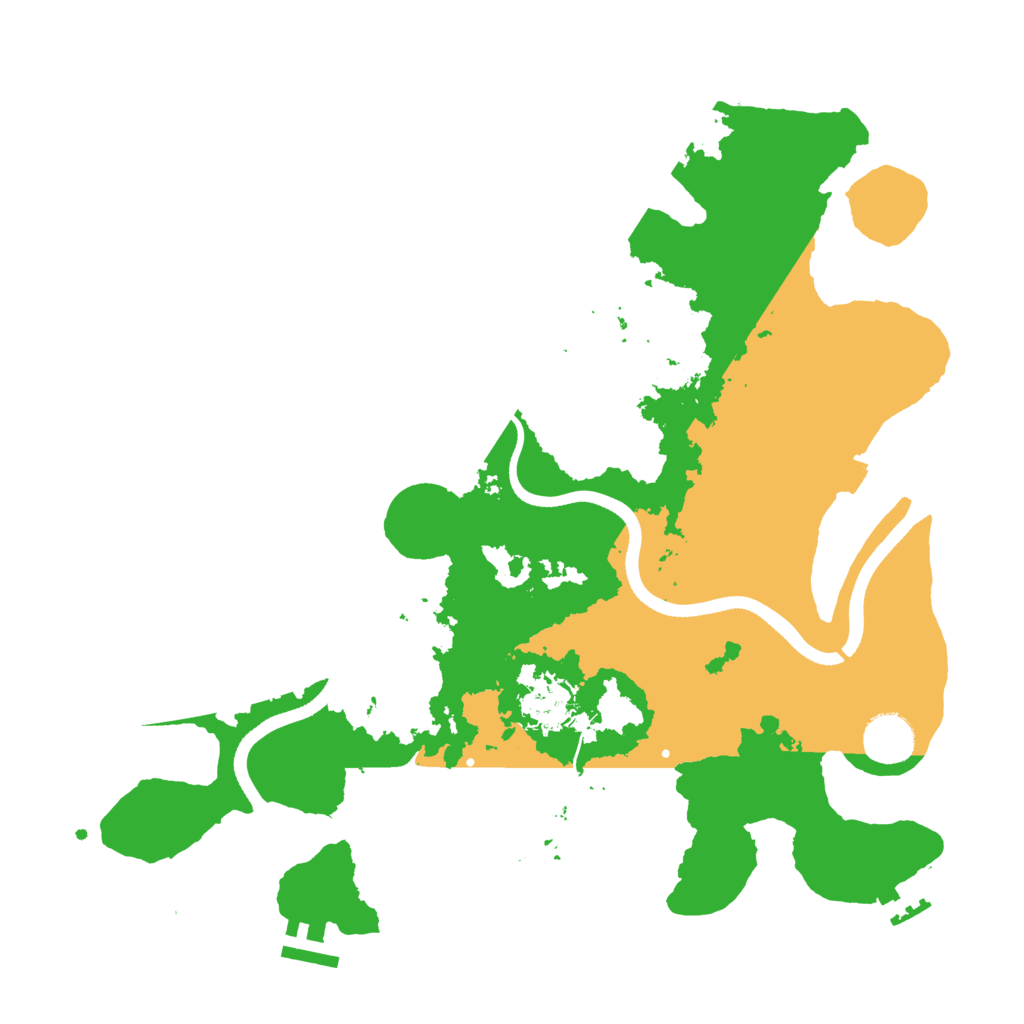 Biome Rust Map: Procedural Map, Size: 3600, Seed: 966012302