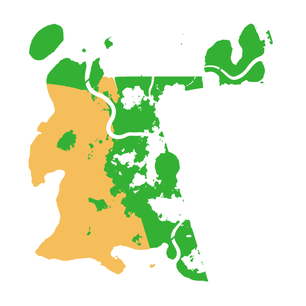Biome Rust Map: Procedural Map, Size: 3300, Seed: 652339069
