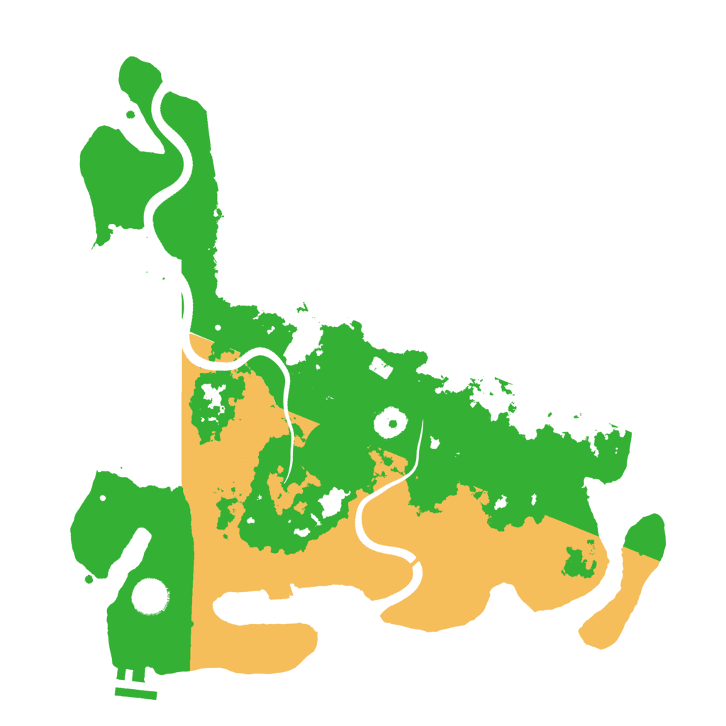 Biome Rust Map: Procedural Map, Size: 3500, Seed: 1322445478