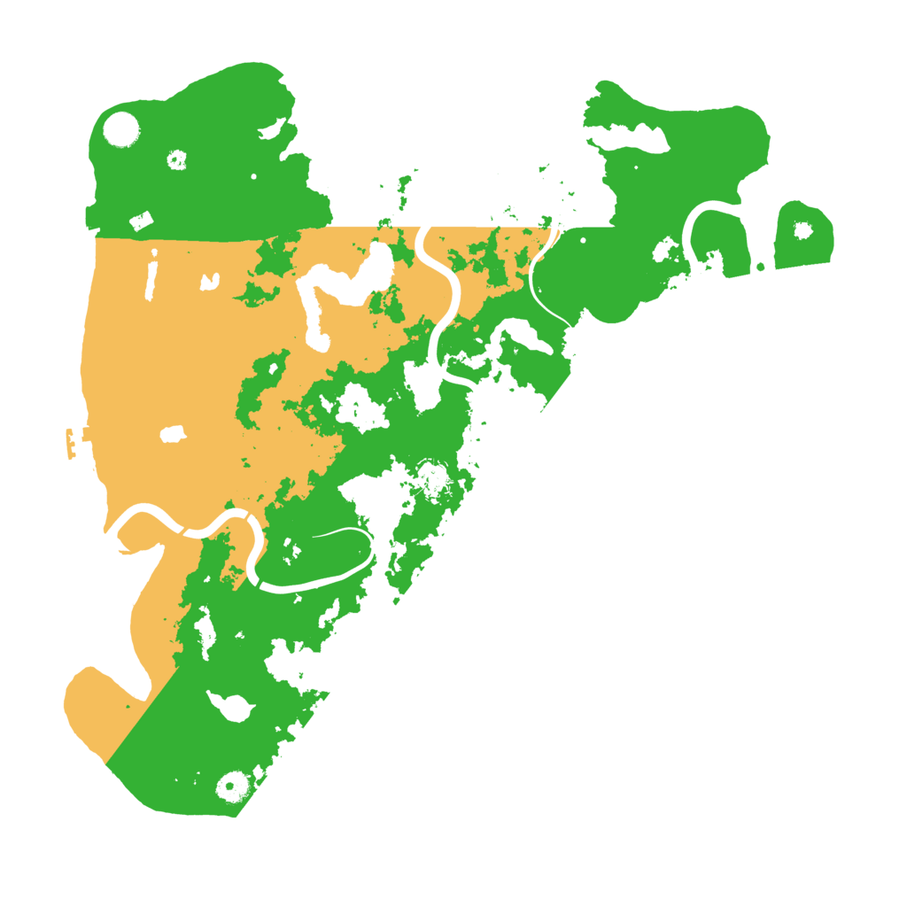 Biome Rust Map: Procedural Map, Size: 4500, Seed: 12784568