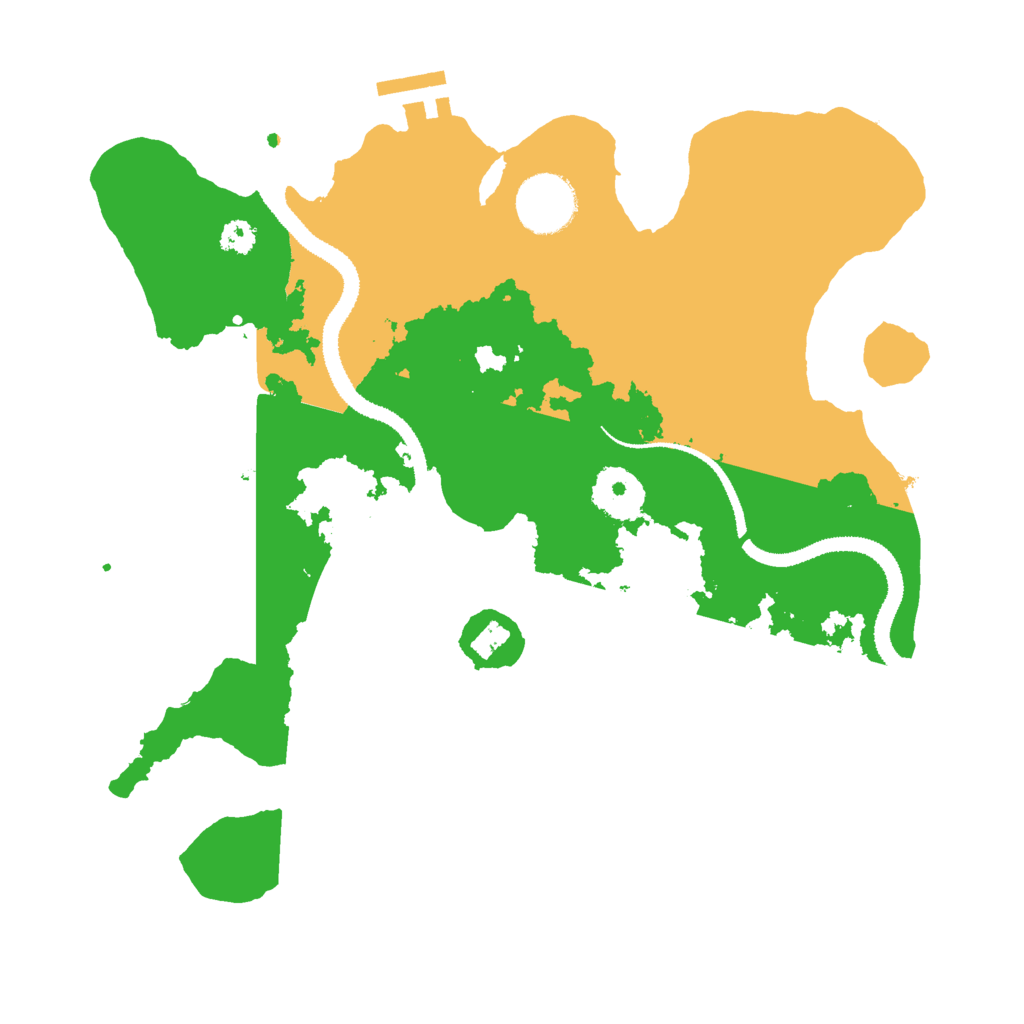 Biome Rust Map: Procedural Map, Size: 3000, Seed: 90123923